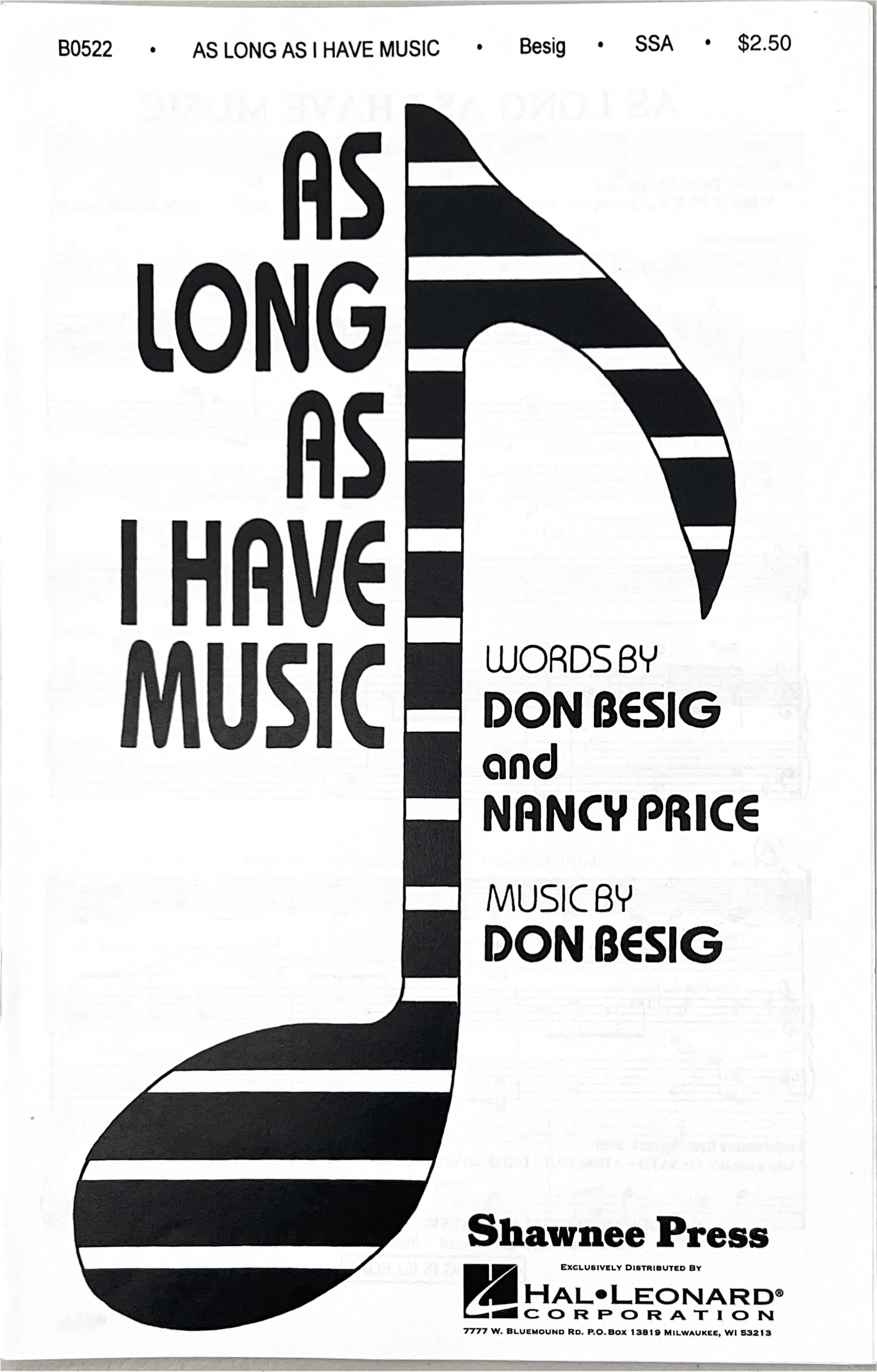 【女聲三部】《As Long As I Have Music》