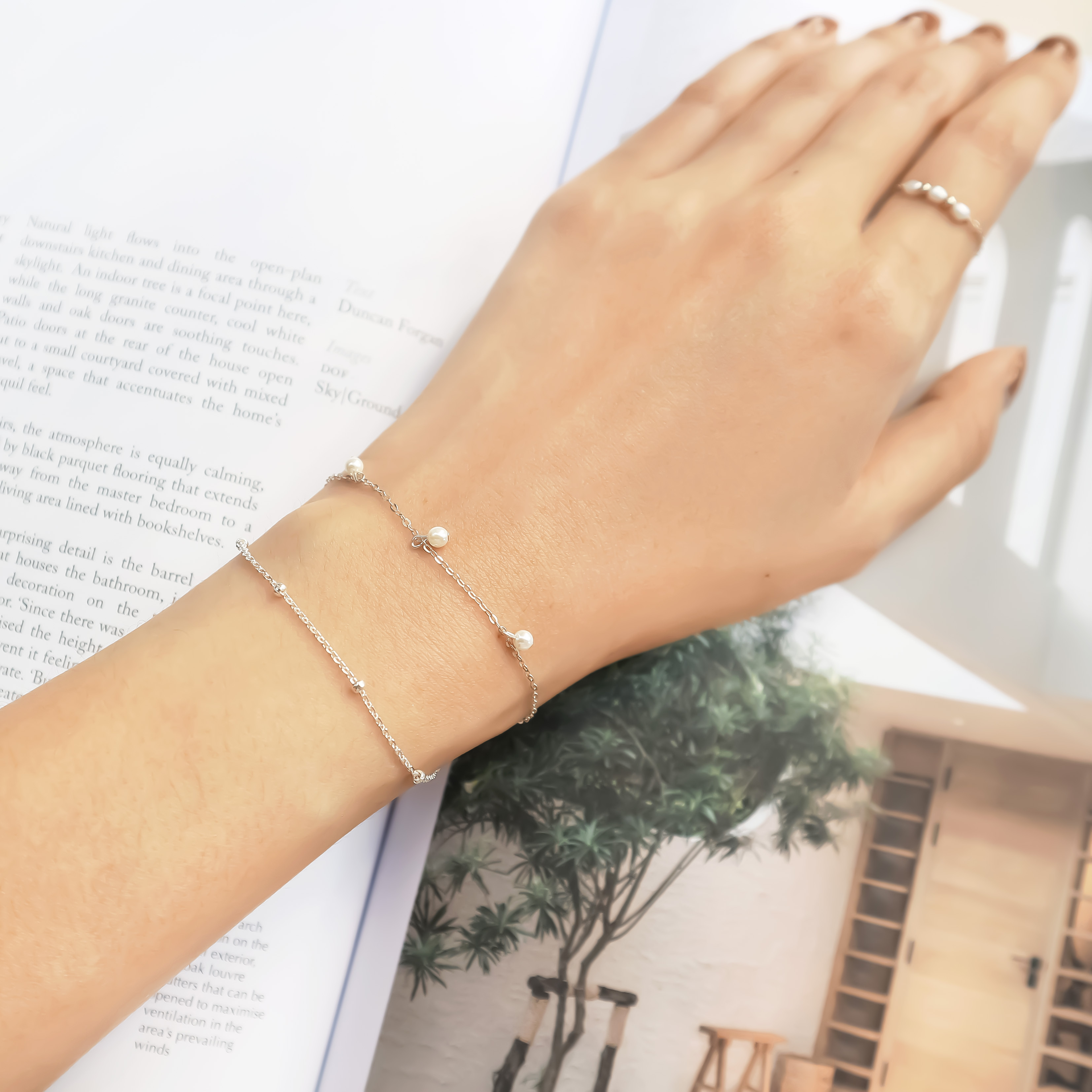 雪精靈手鍊-S925純銀