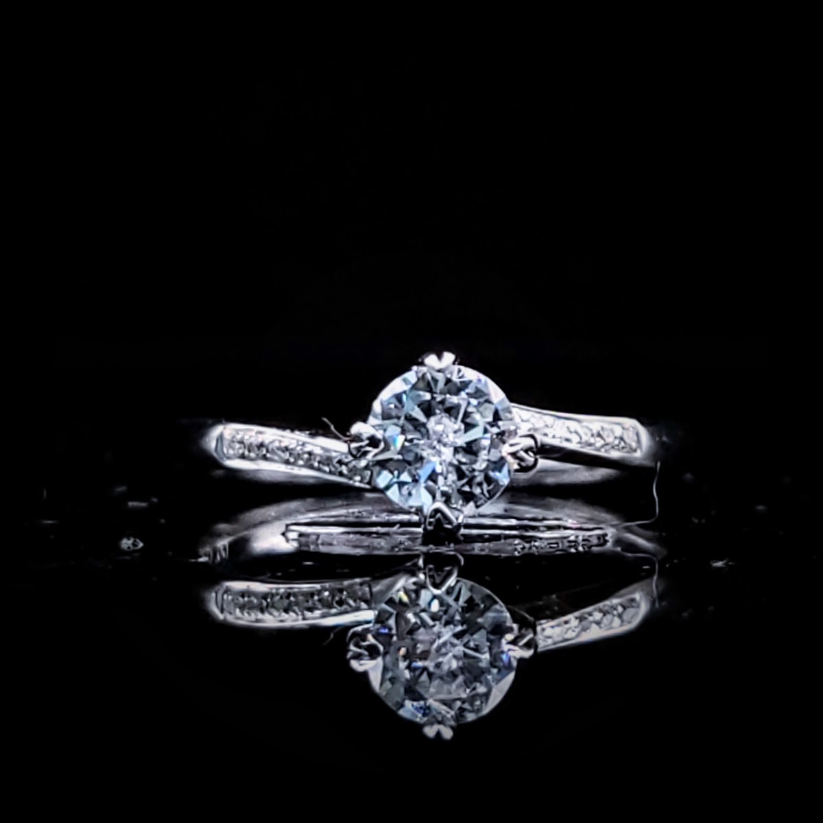 18K White Gold 0.45ct Diamond Ring