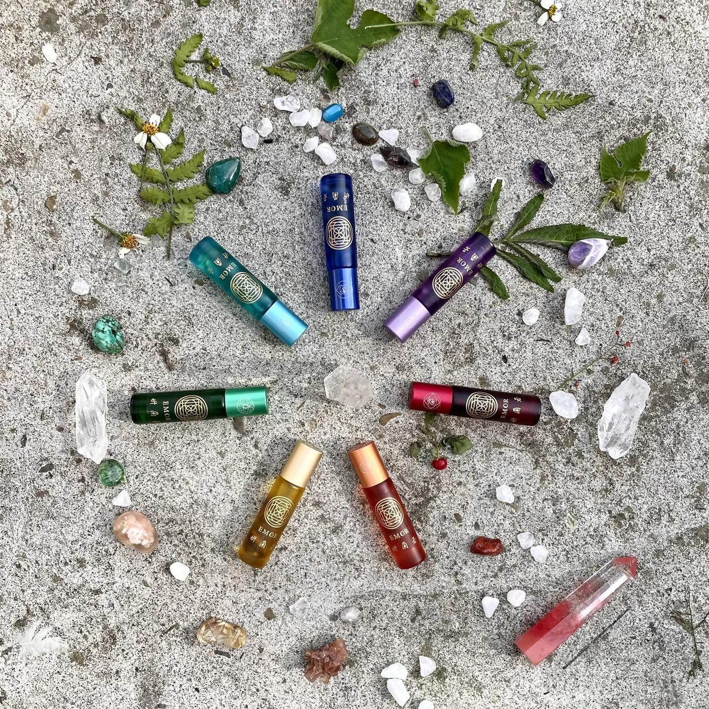 EMOR妍蘭若-眾妙之香-七脈輪滾珠精油13.5g、套組