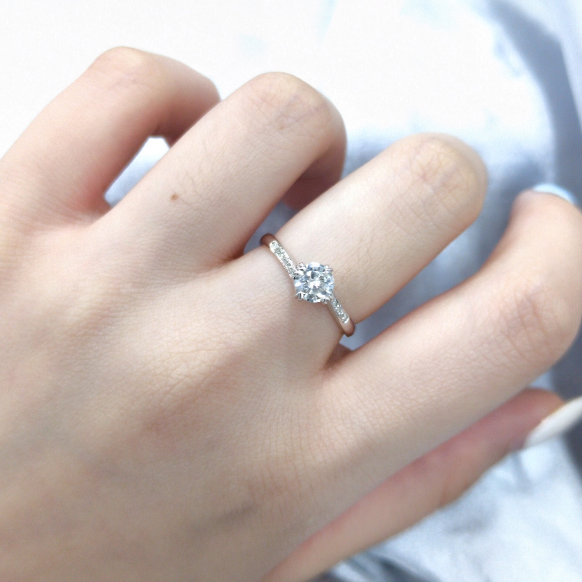 18K White Gold 0.45ct Diamond Ring