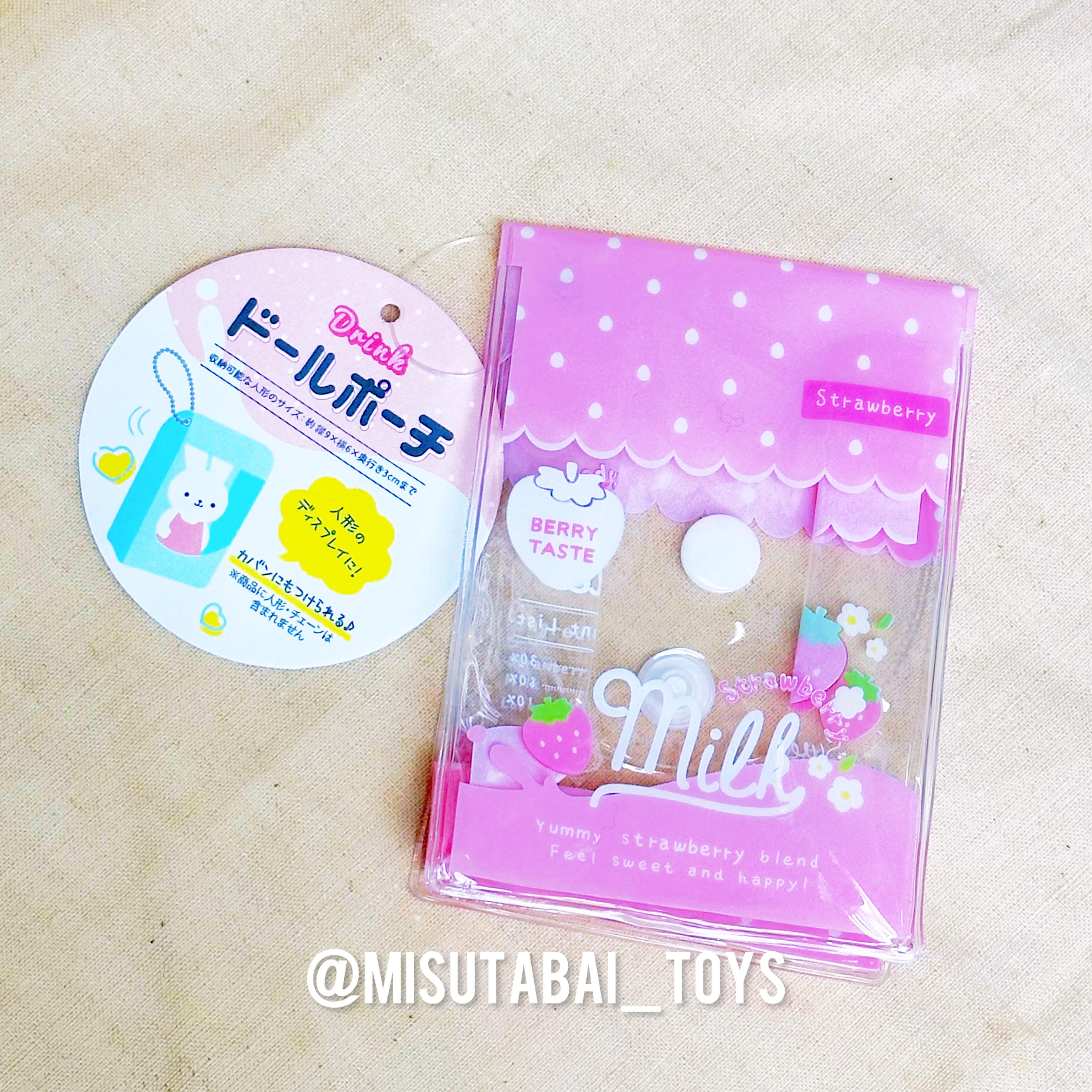 Case for Doll Pink: Strawberry Milk (10cm)