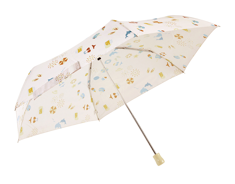 RAINSTORY夏日嘉年華抗UV手開輕細口紅傘