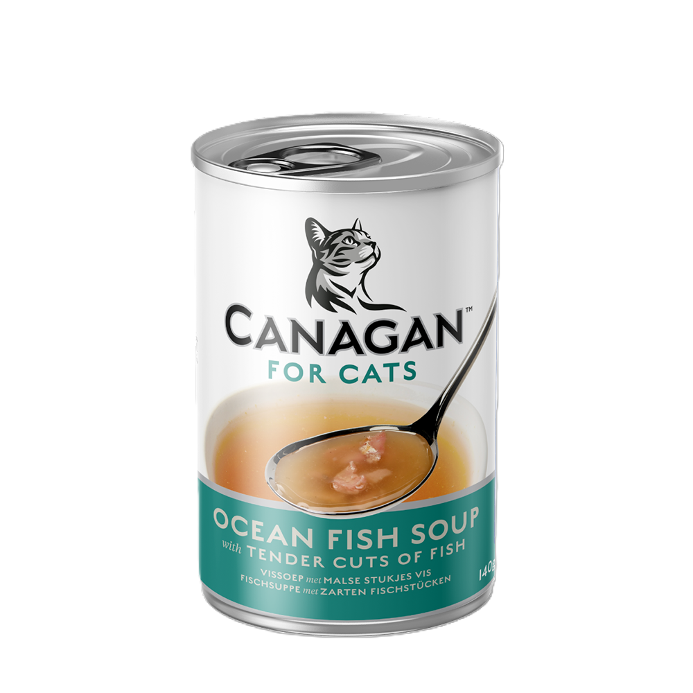 Canagan WET CAT FOOD OCEAN FISH SOUP FOR KITTENS & ADULTS 140g