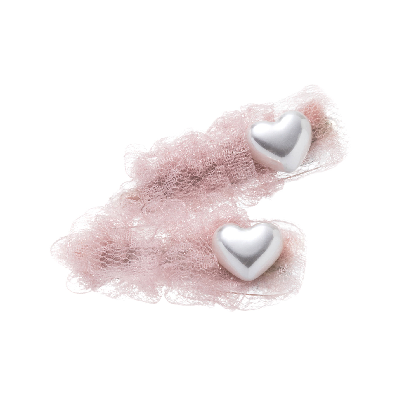 平價飾品,愛心,珍珠,髮夾組