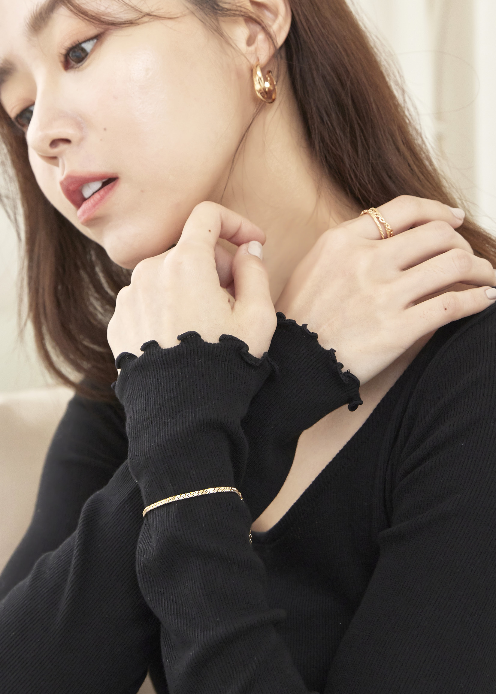 簡約細紋方塊 手鍊