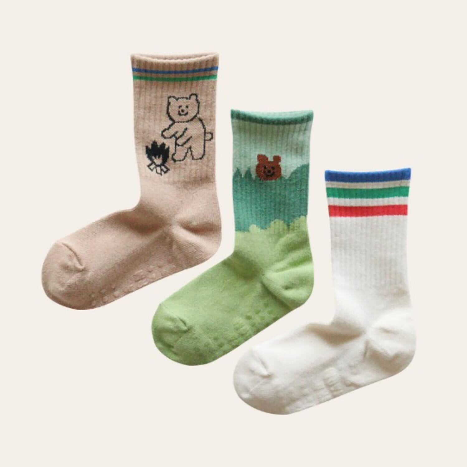 山系露營小熊3入組