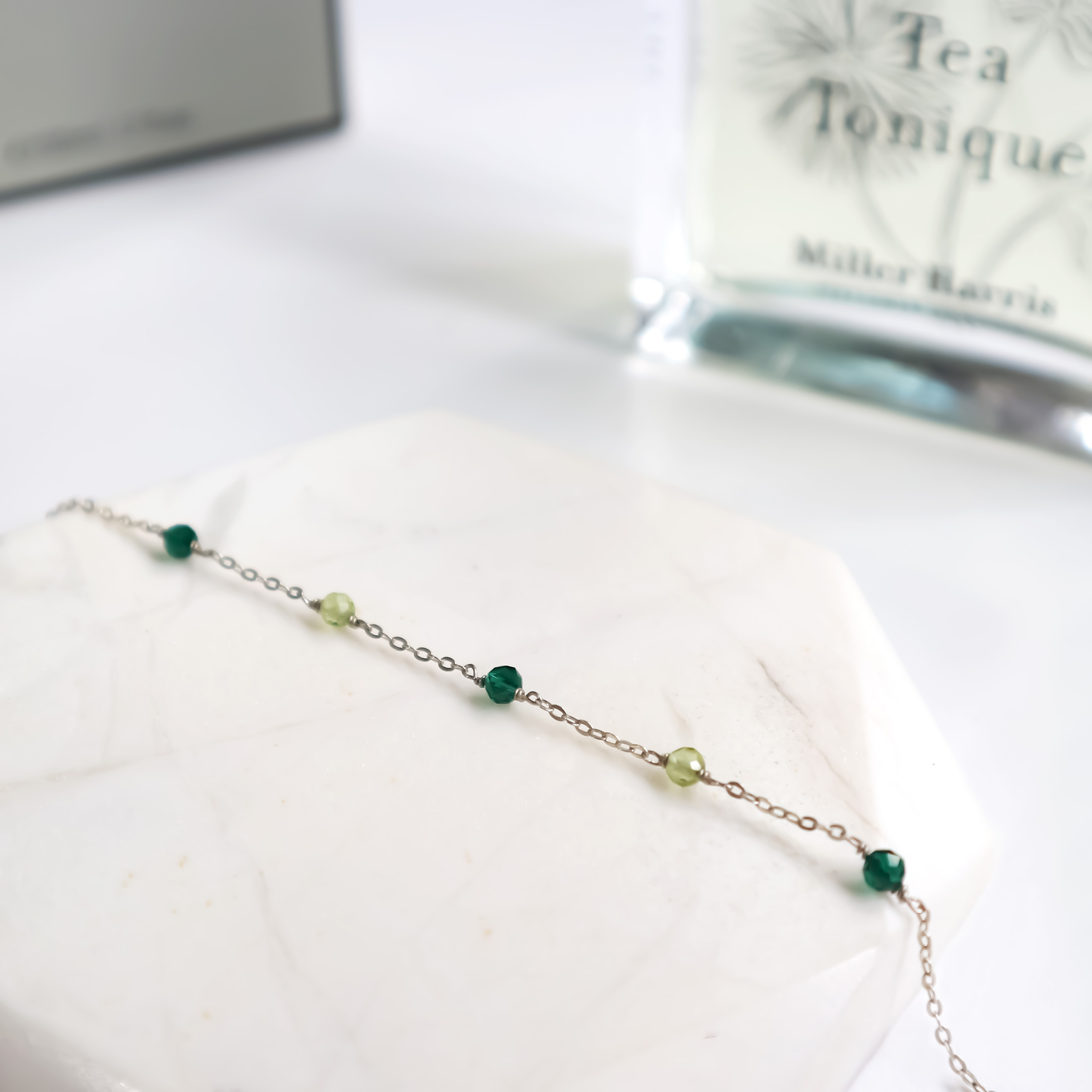 綠精靈手鍊-S925純銀