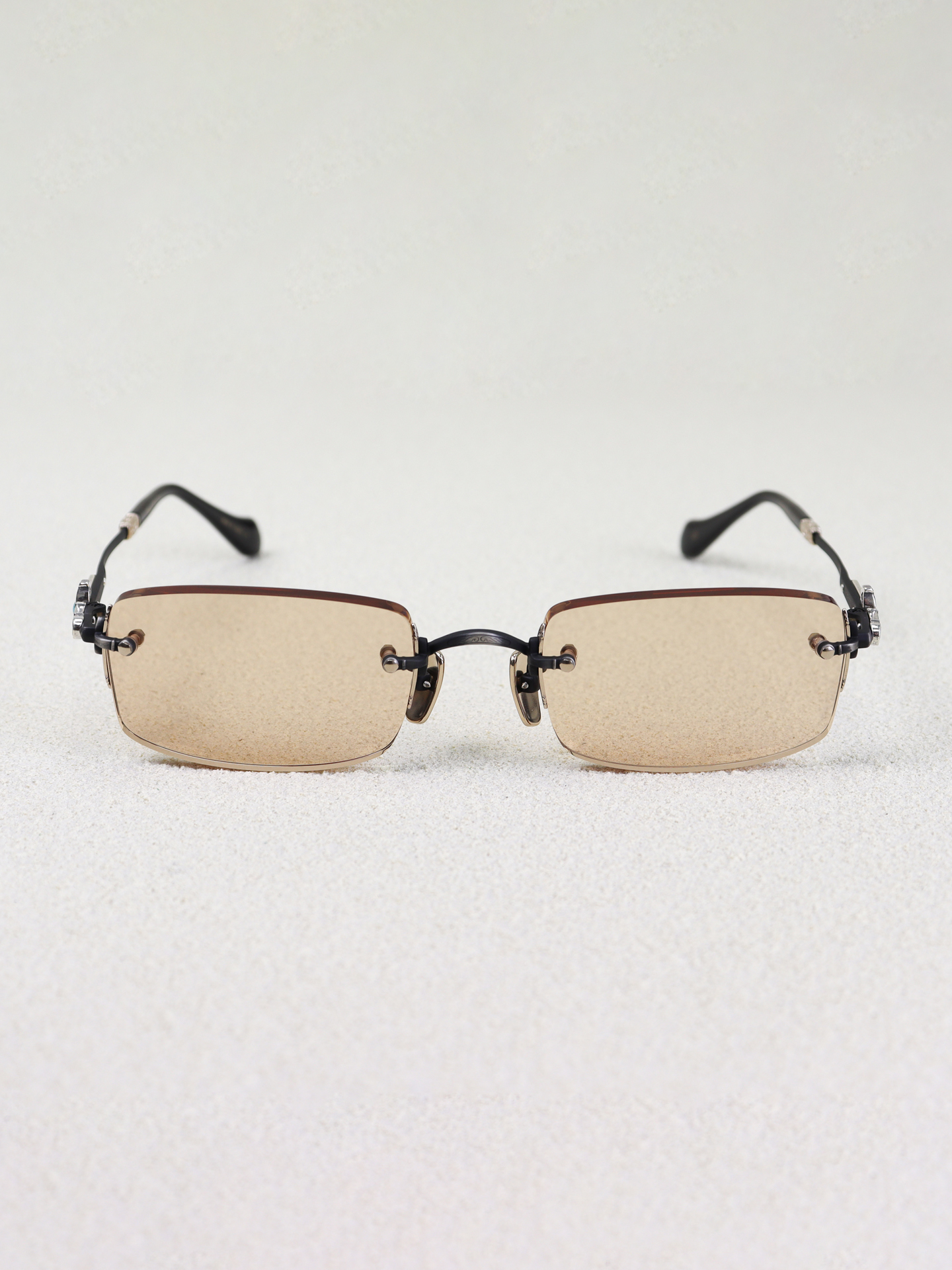 Ptolemy48堀一彥Apollon Excalibur系列日本限量復古無框方型眼鏡框