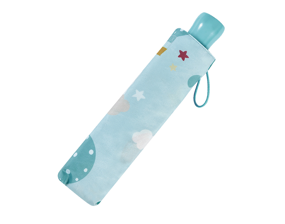 RAINSTORY熱汽球兔抗UV手開輕細口紅傘