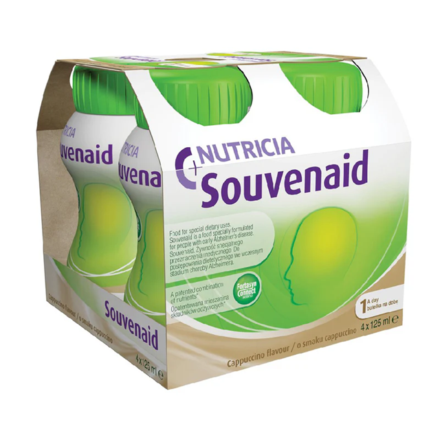 荷蘭 Nutricia Souvenaid 智敏捷營養品 – 咖啡味 (盒裝：125ml x 4支) [H6540030002]【荷蘭製造】【4支/盒，6盒/箱