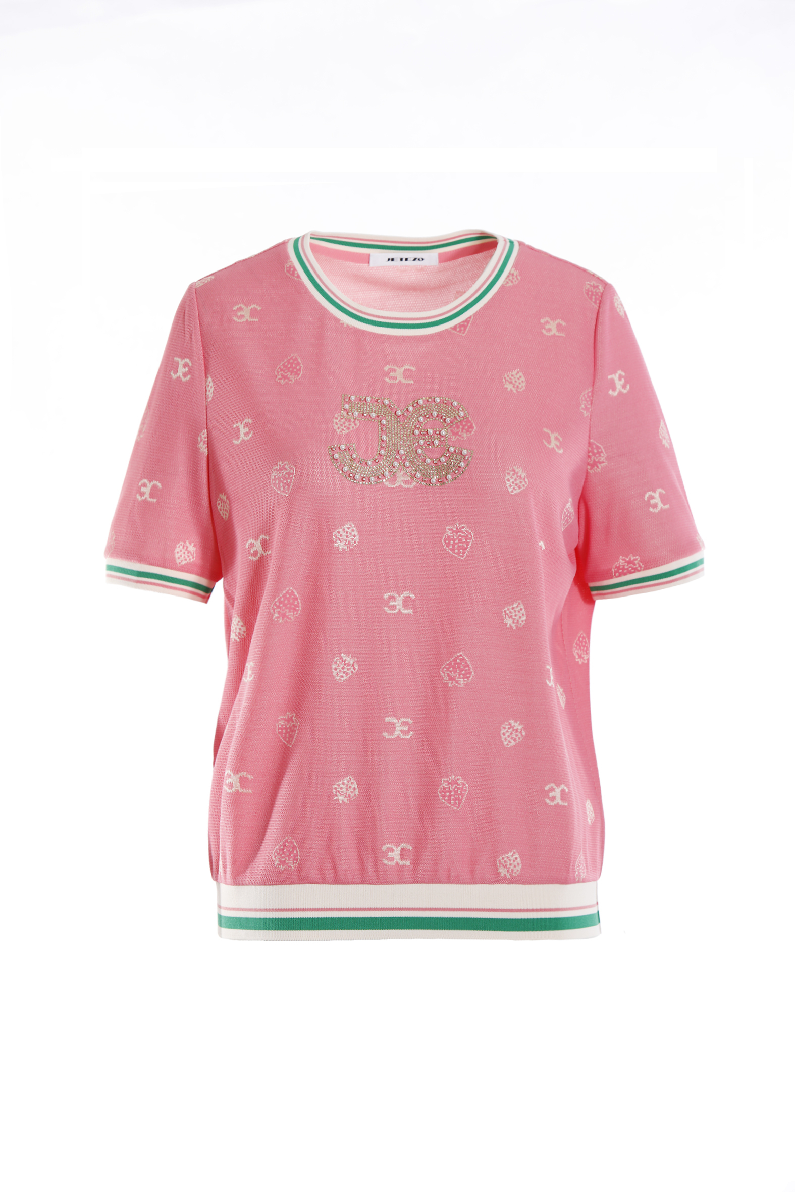 BD10301A1 夏日西瓜鑽logo上衣