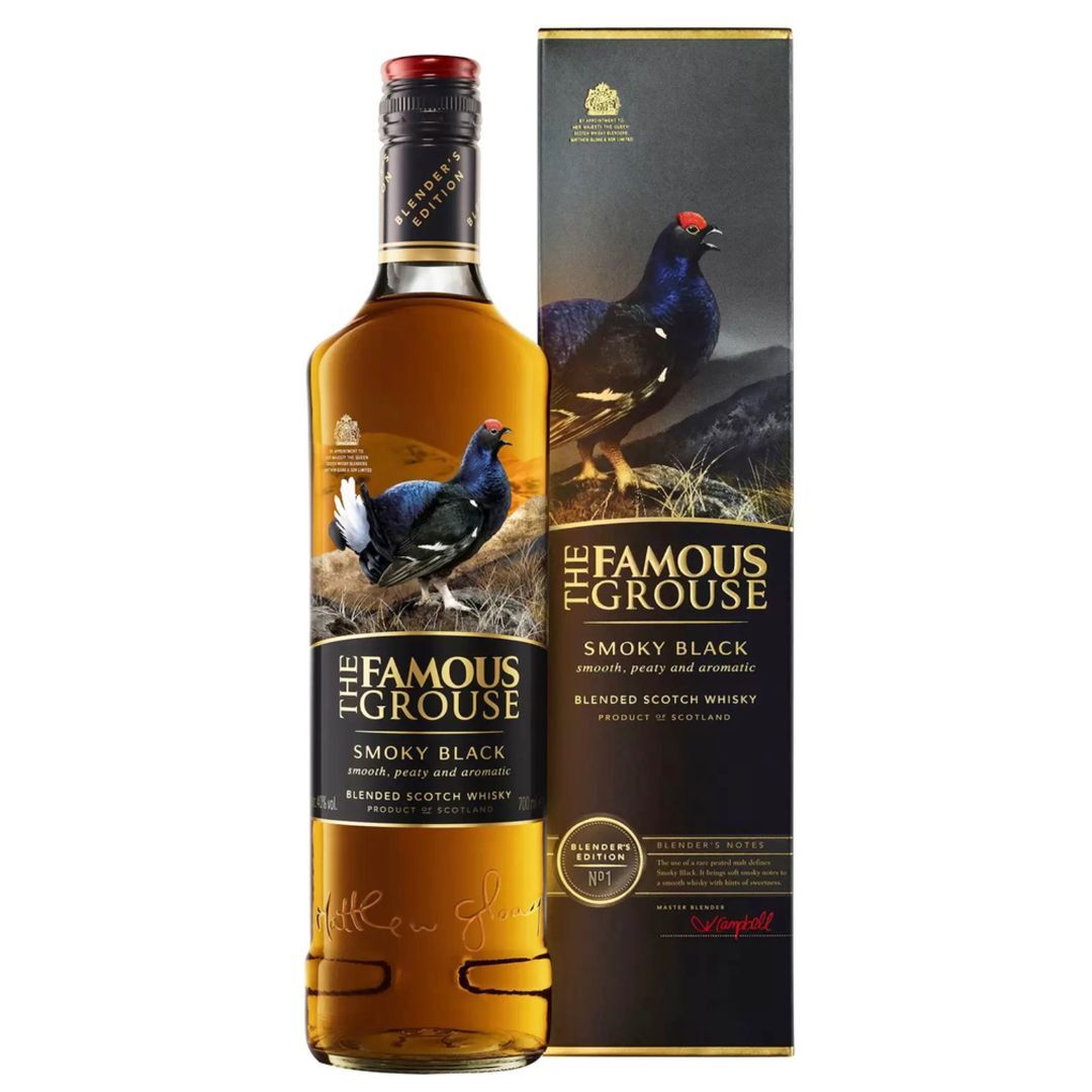 The Famous Grouse Smoky Black Whisky 700ml (Giftbox)