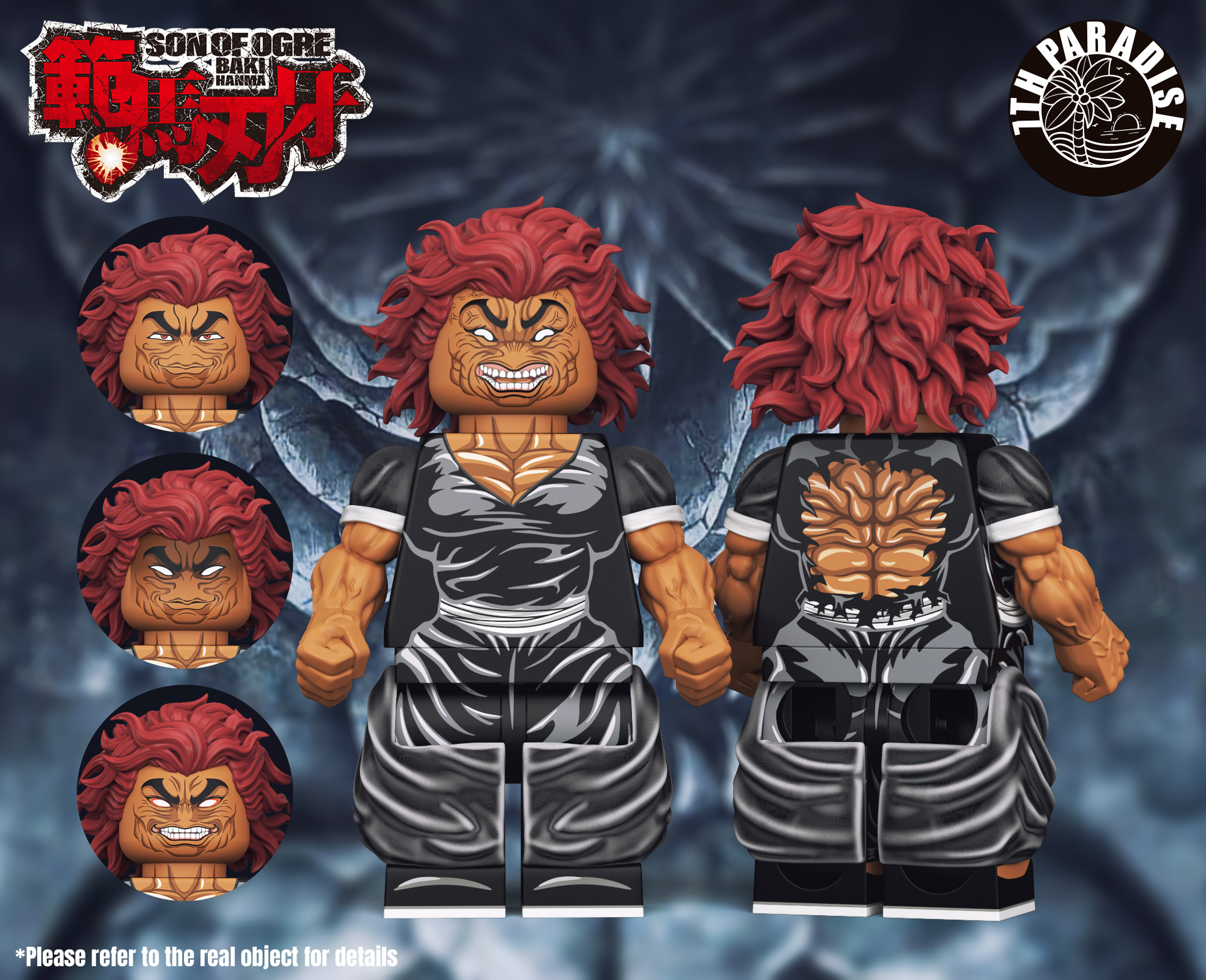 【預訂】【7th Paradise】範馬勇次郎 3人仔大全套