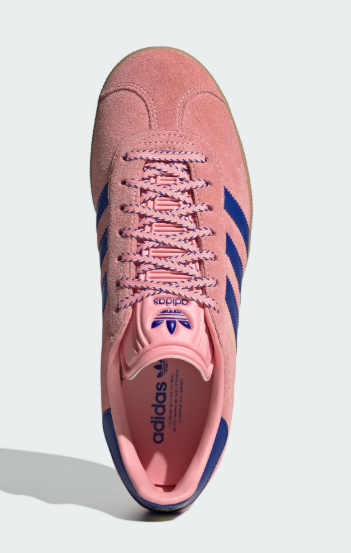 Adidas Gazelle women's retro casual shoes | Korean style versatile German style white shoes] JUN25