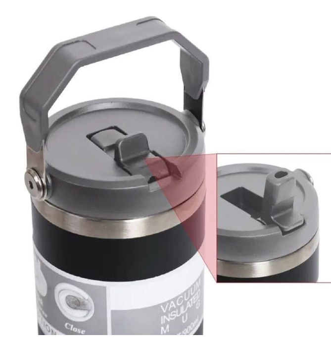 stainless steel handheld thermos bottle 890 ml