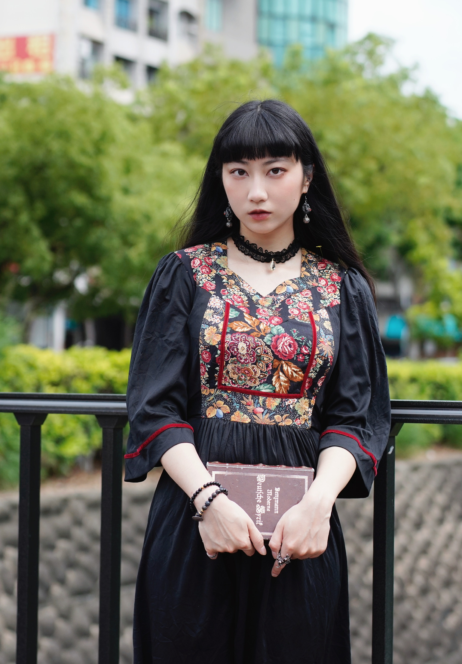 Vintage Dresses/古著Young Edwardian品牌黑洋裝