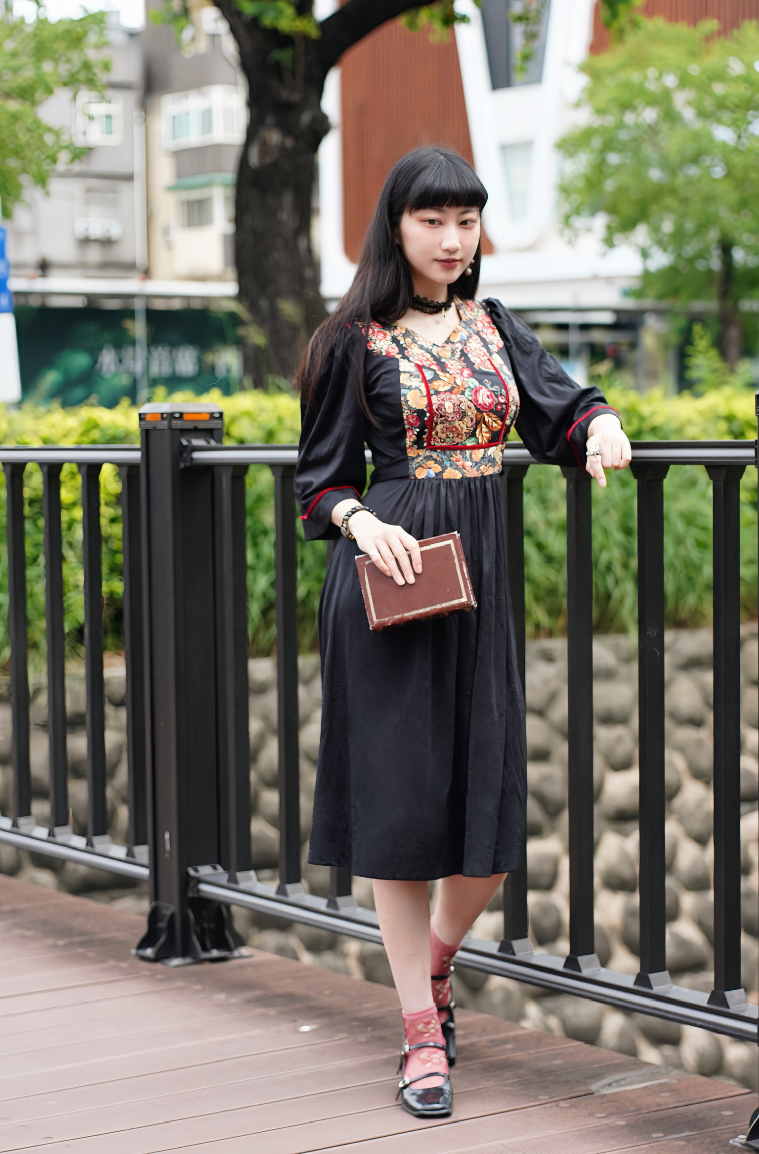 Vintage Dresses/古著Young Edwardian品牌黑洋裝