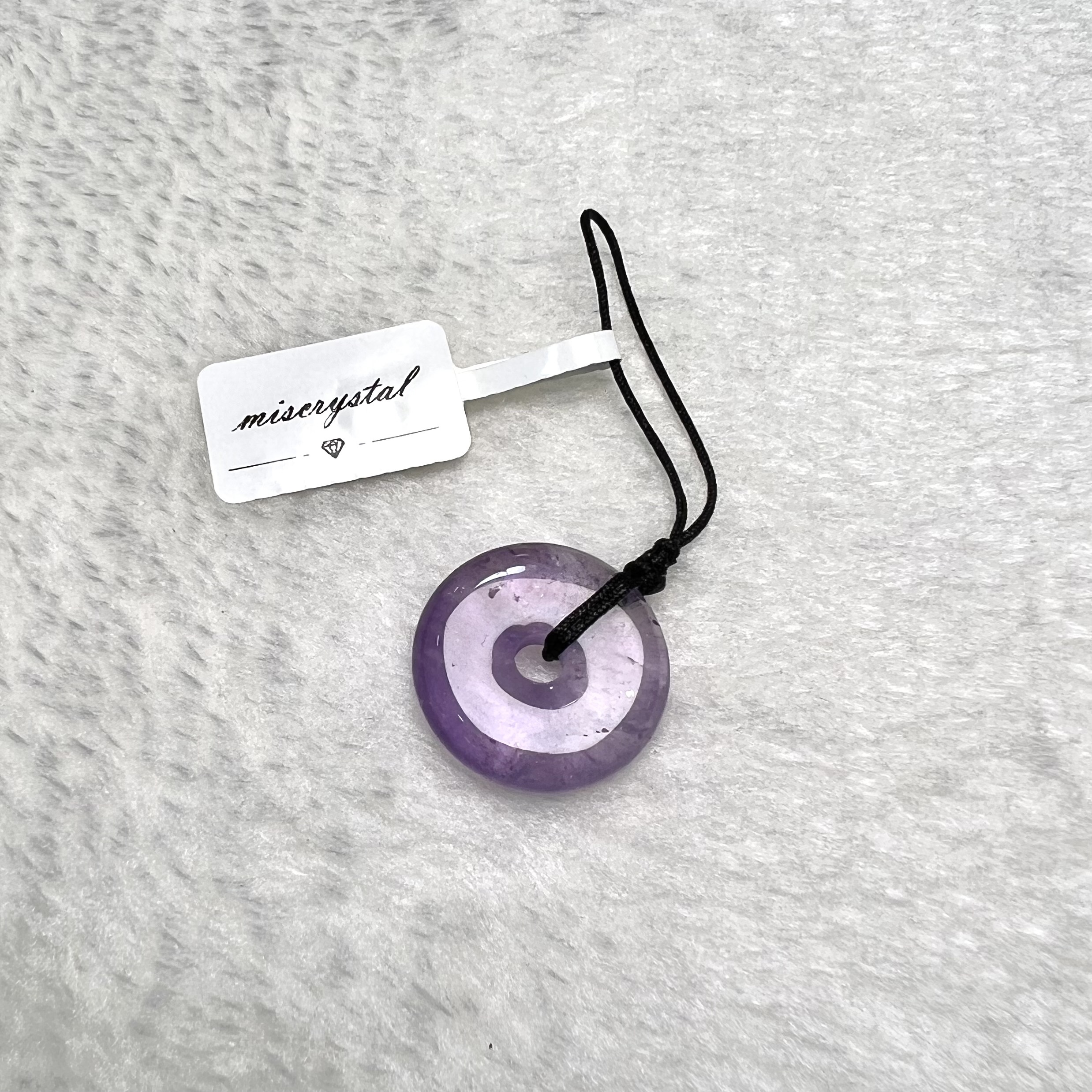 紫晶平安扣 #A587A