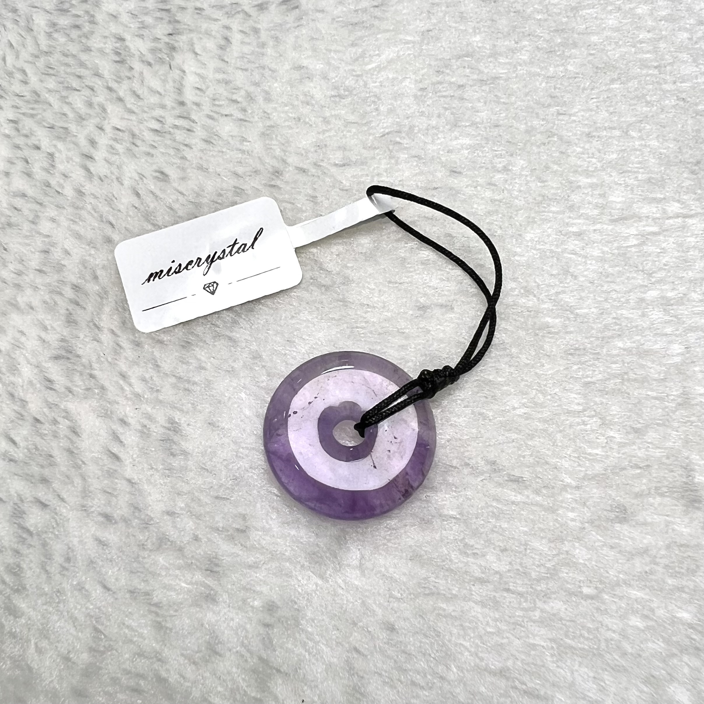 紫晶平安扣 #A587A