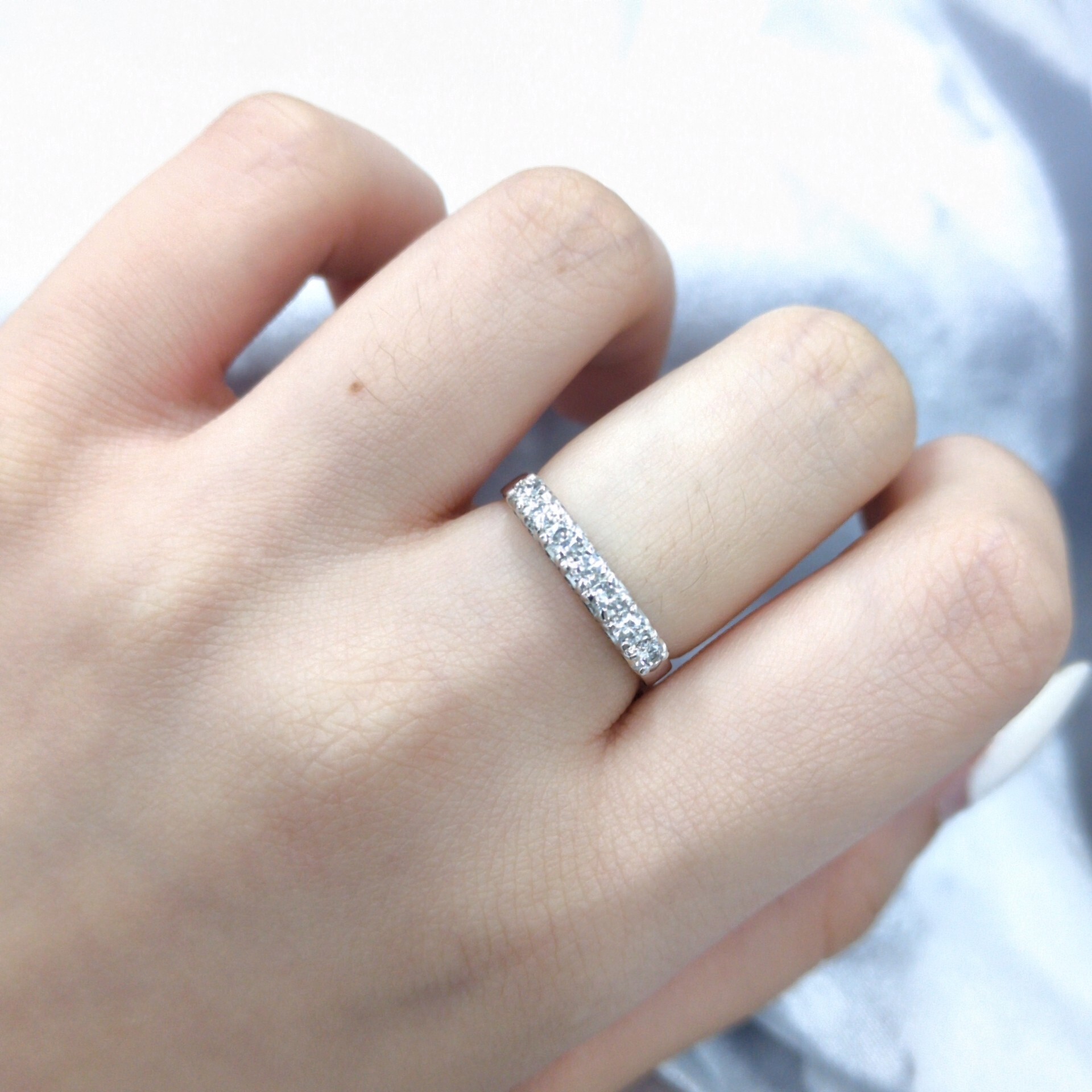 Platinum 0.36ct Diamond Ring