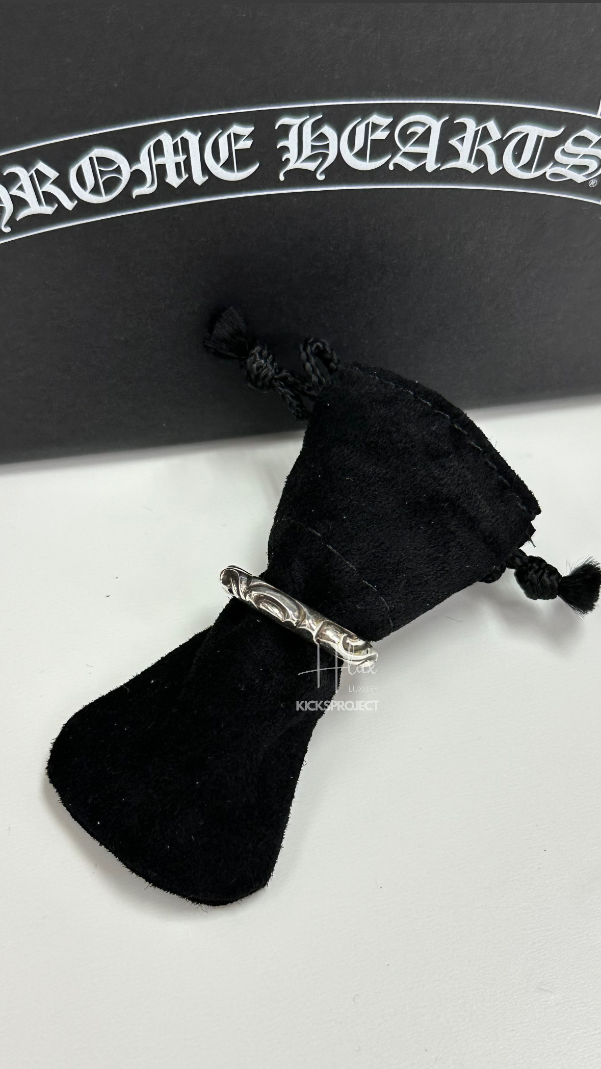 Chrome hearts Scroll band ring