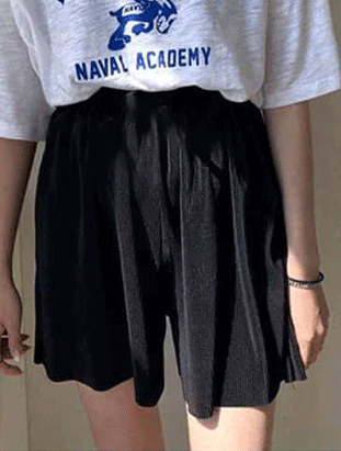 春夏新款/涼感壓褶褲裙 MANIFEST正韓🇰🇷