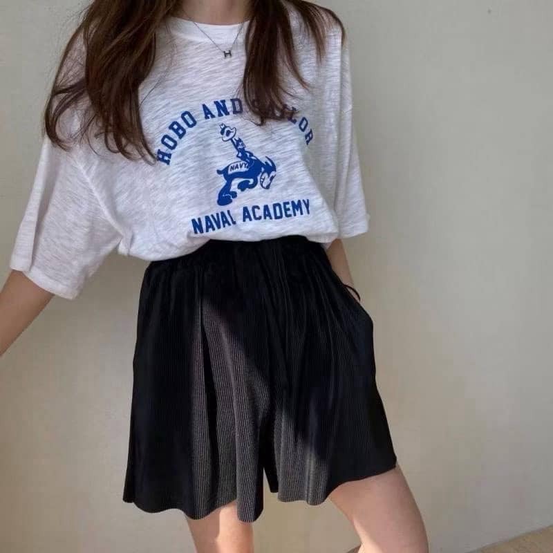 春夏新款/涼感壓褶褲裙 MANIFEST正韓🇰🇷