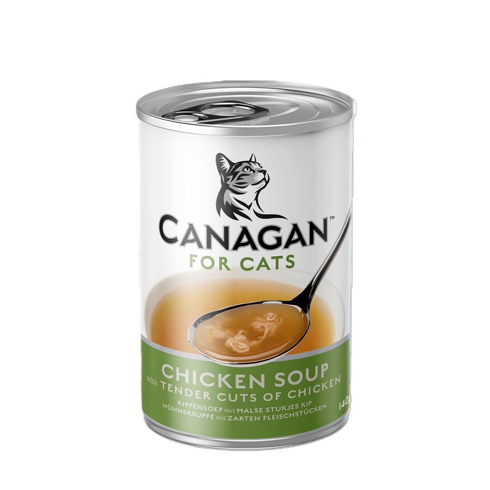 Canagan WET CAT FOOD CHICKEN SOUP FOR KITTENS & ADULTS 140g