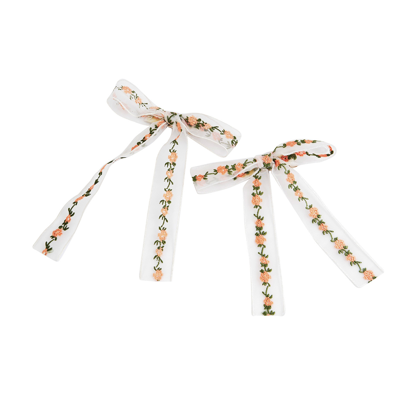 平價飾品,緞帶,刺繡,花,蝴蝶結,髮夾組