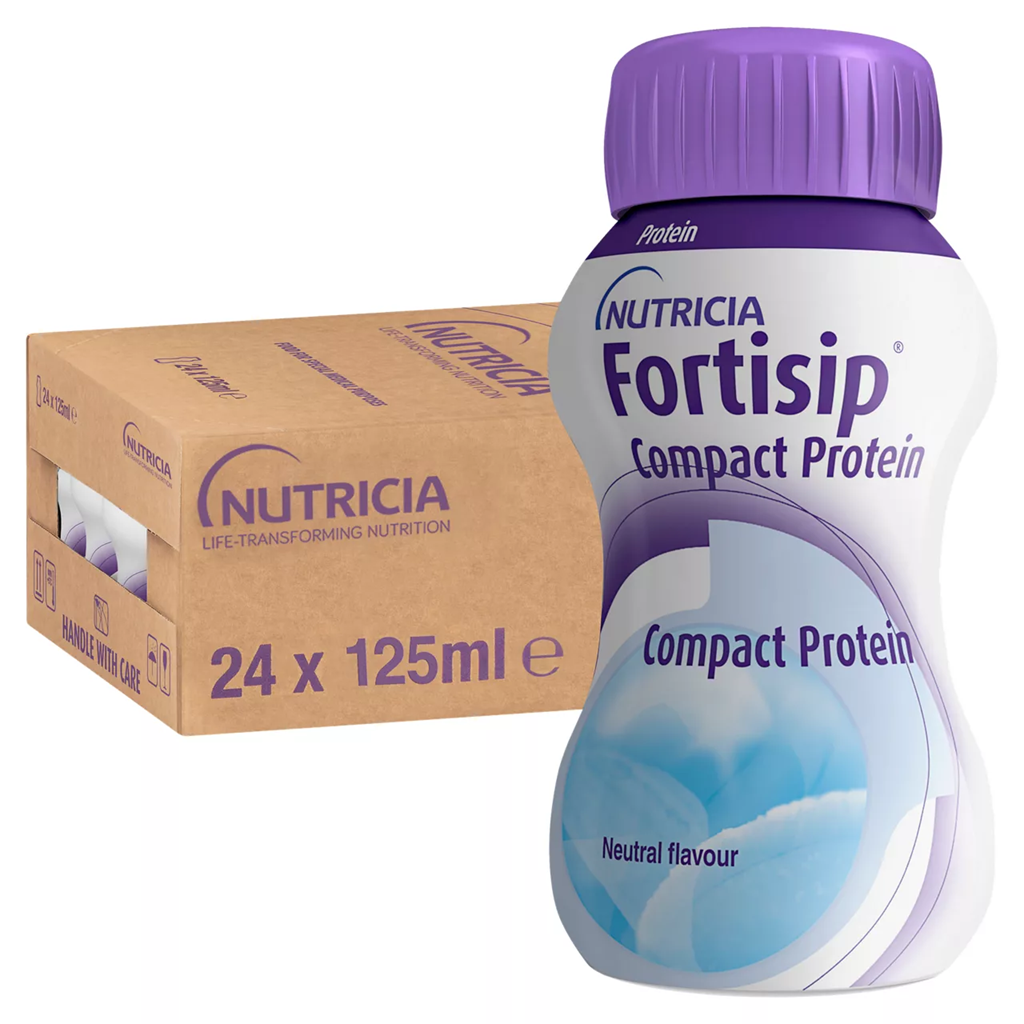 NUTRICIA FORTISIP 營保健 醫院指定高能量高蛋白質營養品 125毫升 (原味) (盒裝：125ml x 4支) [H6540010059] 【4支/盒，6盒/箱)