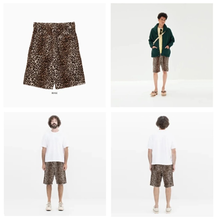 7/10 RE-STOCK: VISVIM CORONEL SHORTS LEOPARD - BEIGE PRE ORDER ITEM (預訂中)