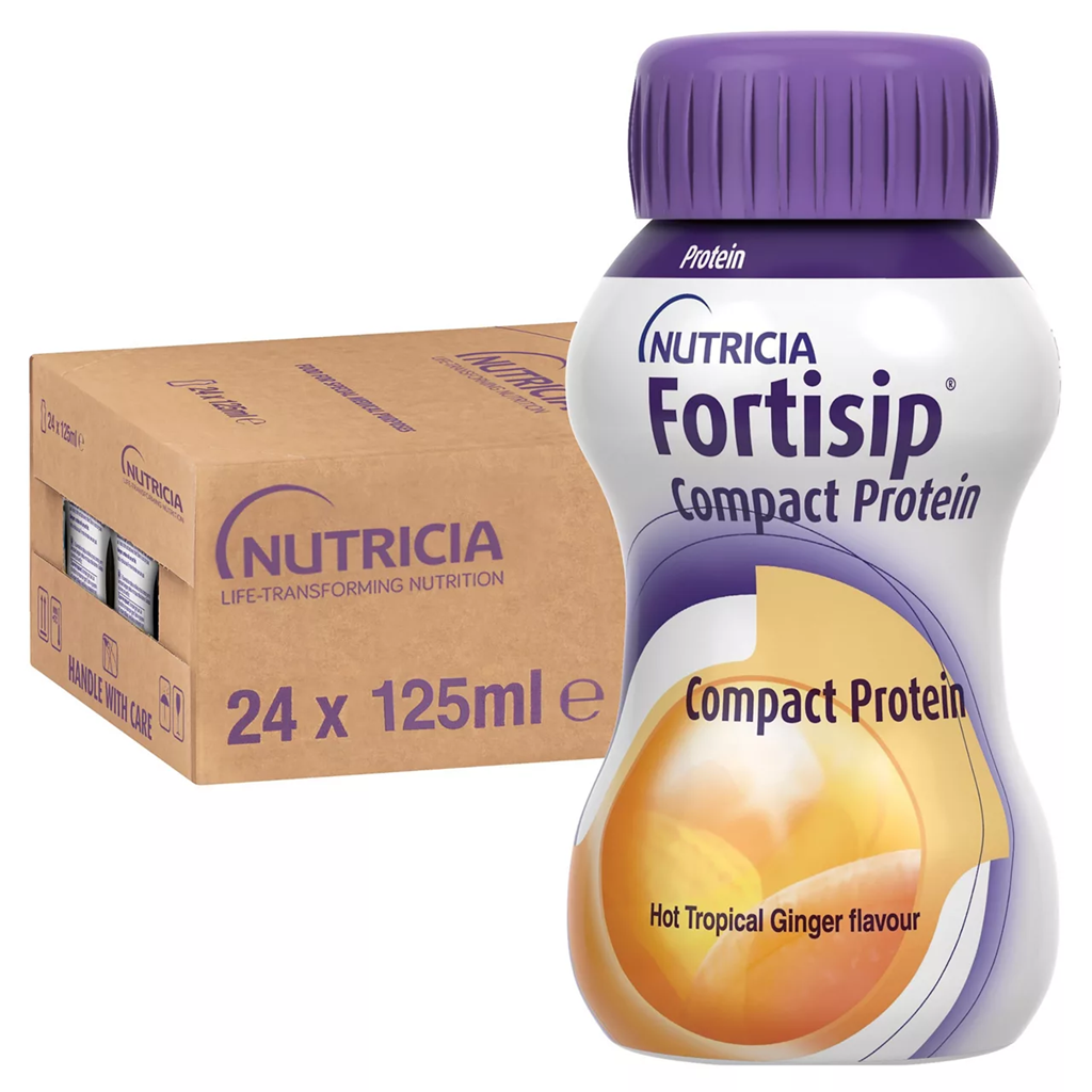 NUTRICIA FORTISIP 營保健 醫院指定高能量高蛋白質營養品 125毫升 (薑味) (盒裝：125ml x 4支) [H6540010064] 【4支/盒，6盒/箱)