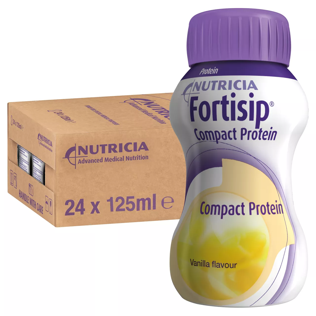 NUTRICIA FORTISIP 營保健 醫院指定高能量高蛋白質營養品 125毫升 (雲喱拿味) (盒裝：125ml x 4支) [H6540010065] 【4支/盒，6盒/箱)