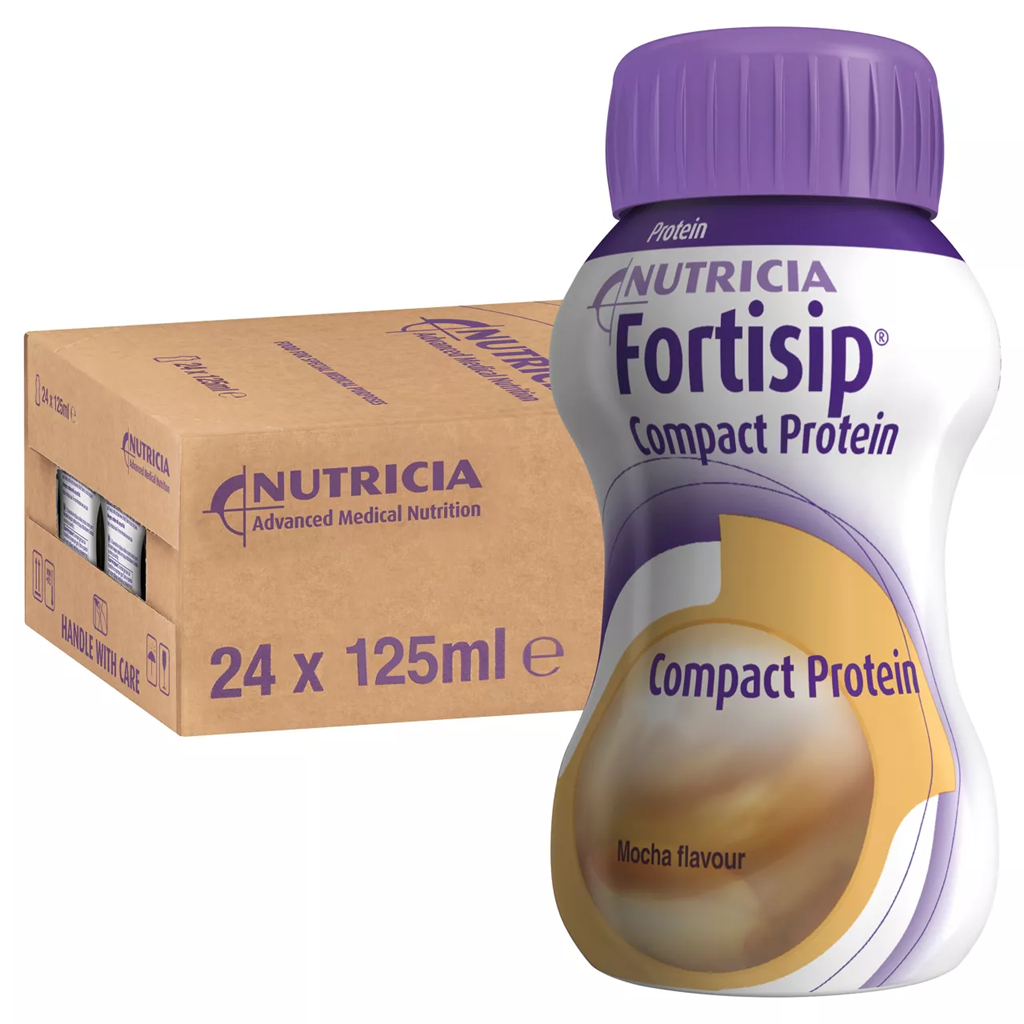 NUTRICIA FORTISIP 營保健 醫院指定高能量高蛋白質營養品 125毫升 (咖啡味) (盒裝：125ml x 4支) [H6540010066] 【4支/盒，6盒/箱)