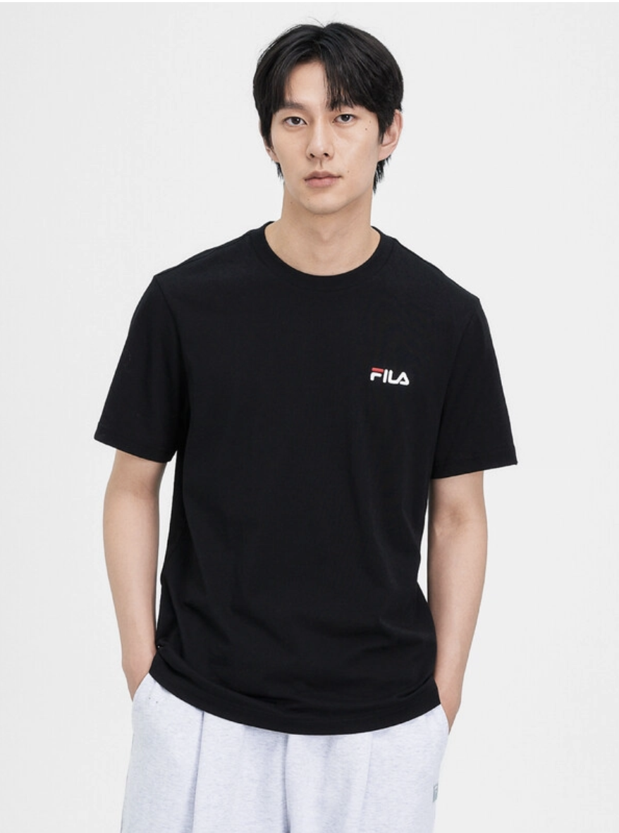 ｜只有一件｜【品牌現貨清倉大折扣】【FILA】Basic Small Linear Short Sleeve T-shirt
