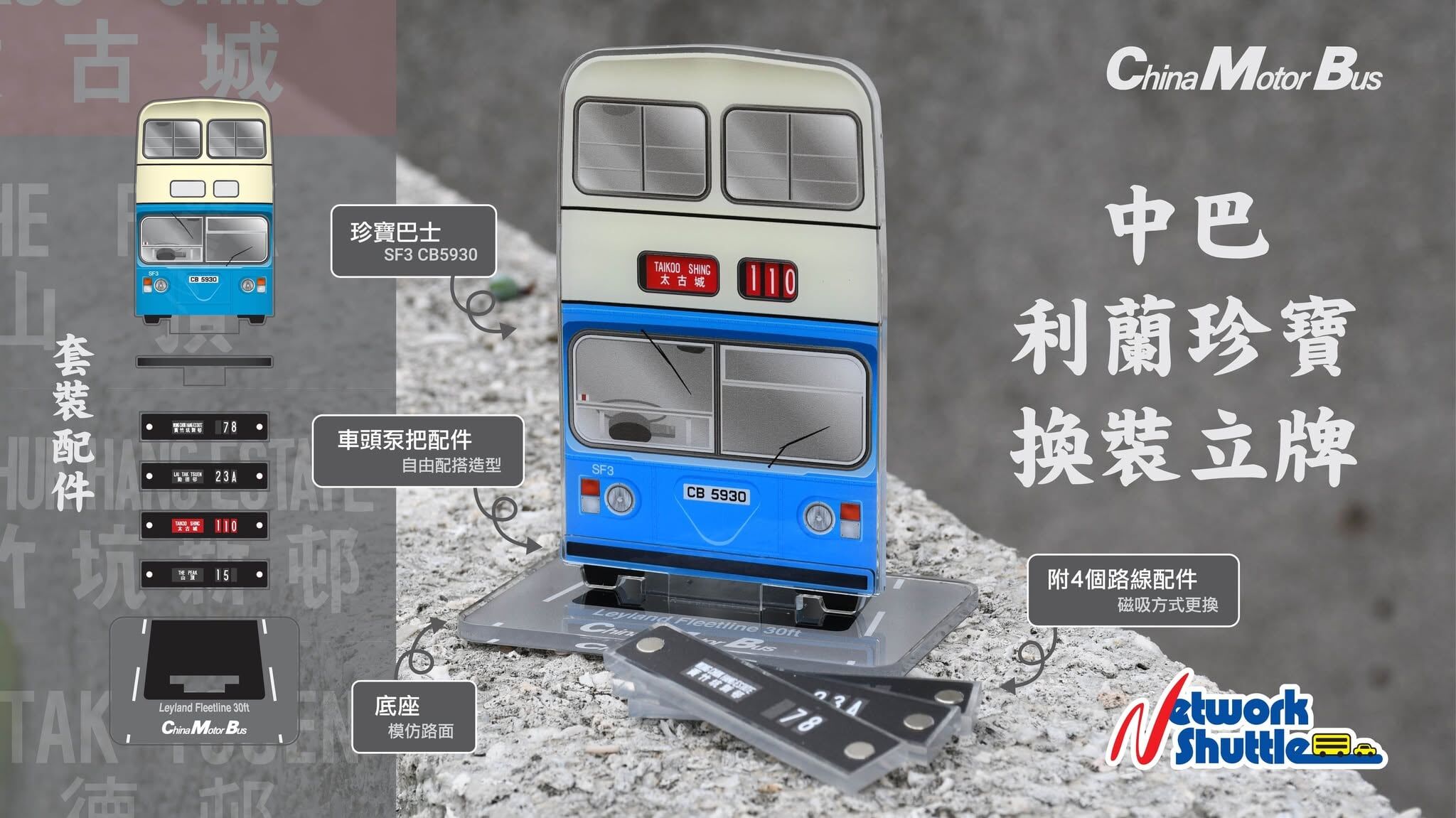 中巴利蘭牙珍寶換裝立牌 (M33706)