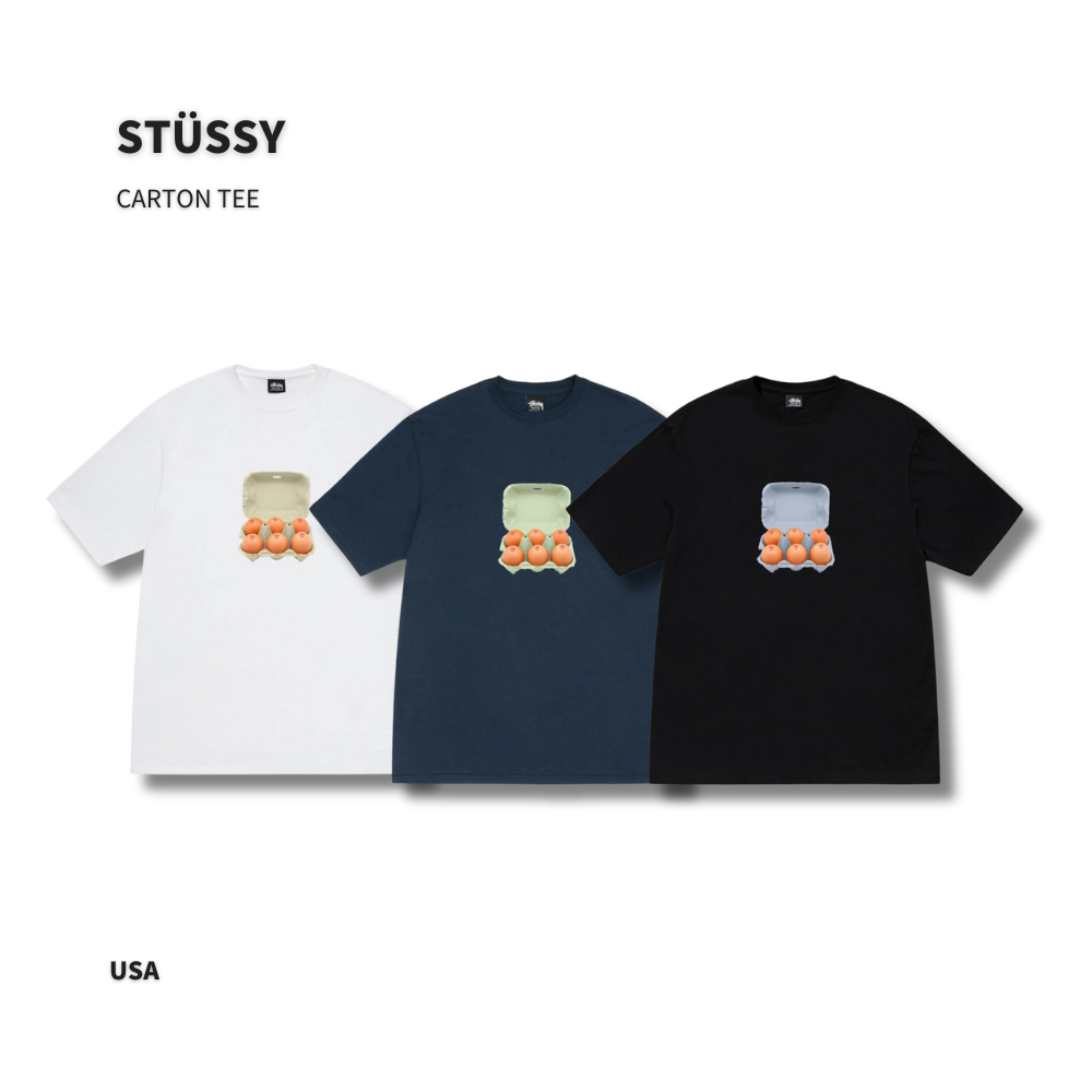 "現貨" Stussy 25SS CARTON TEE 雞蛋盒 短袖
