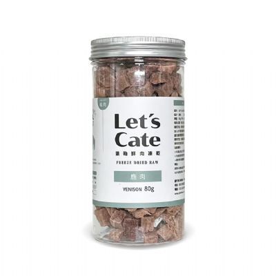 Let's Cate｜凱勒鮮肉凍乾-鹿肉80g