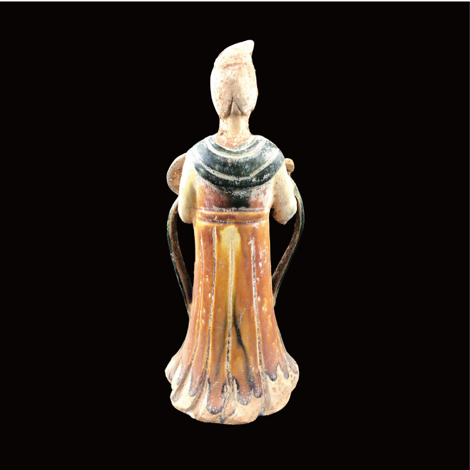 玩琵琶侍女人像瓷器