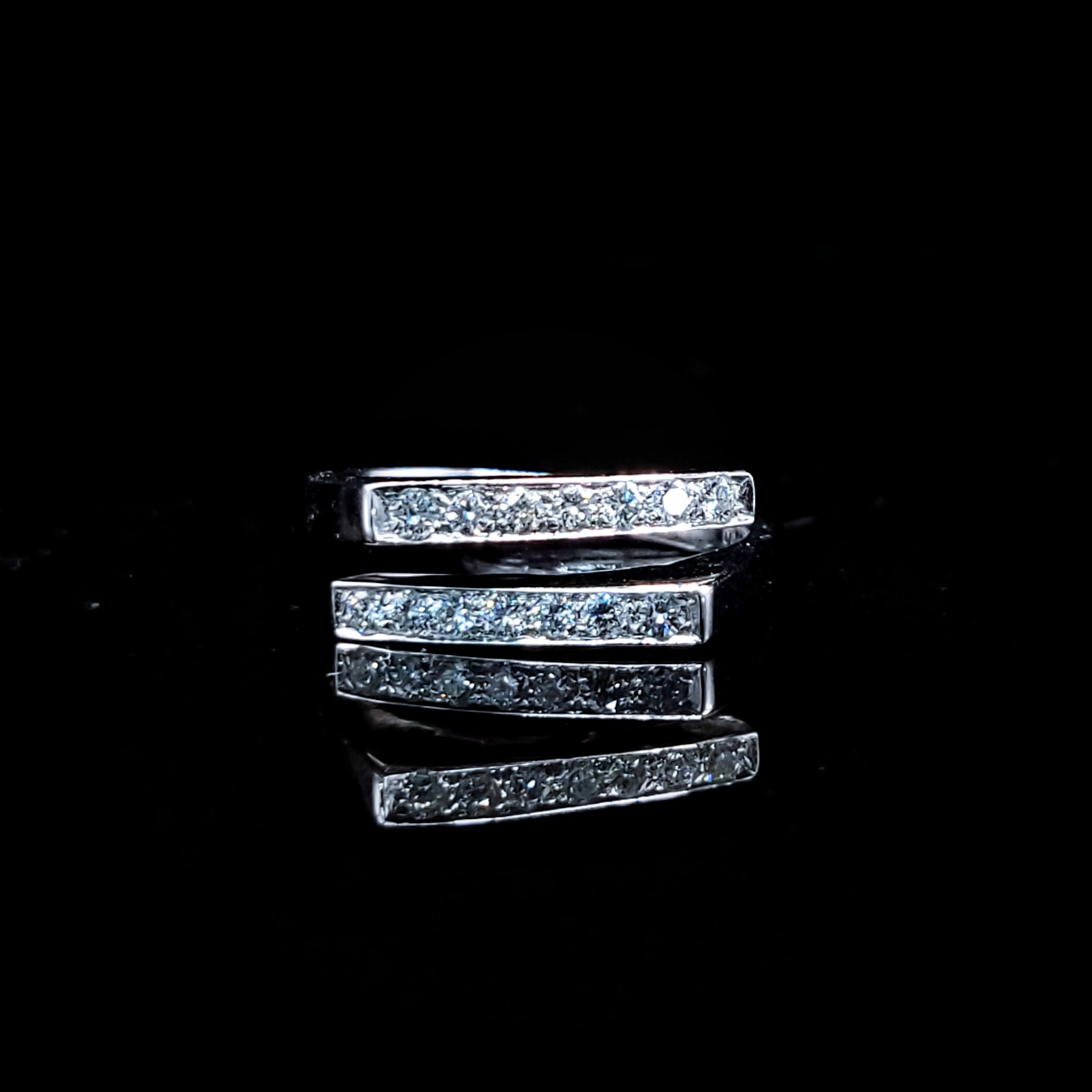 18K White Gold 0.43ct Diamond Ring