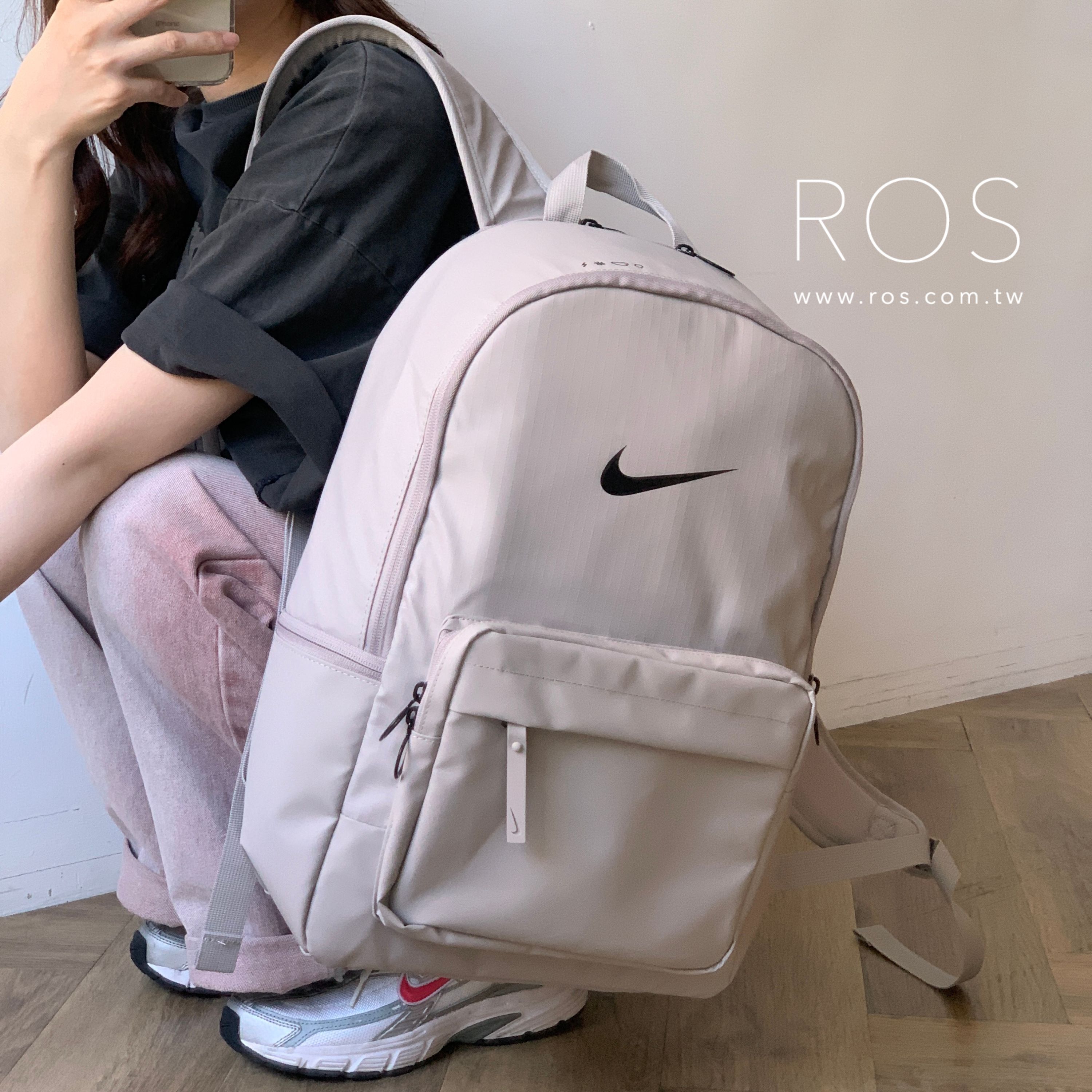 Nike HerItage Eugene 防潑水後背包 灰