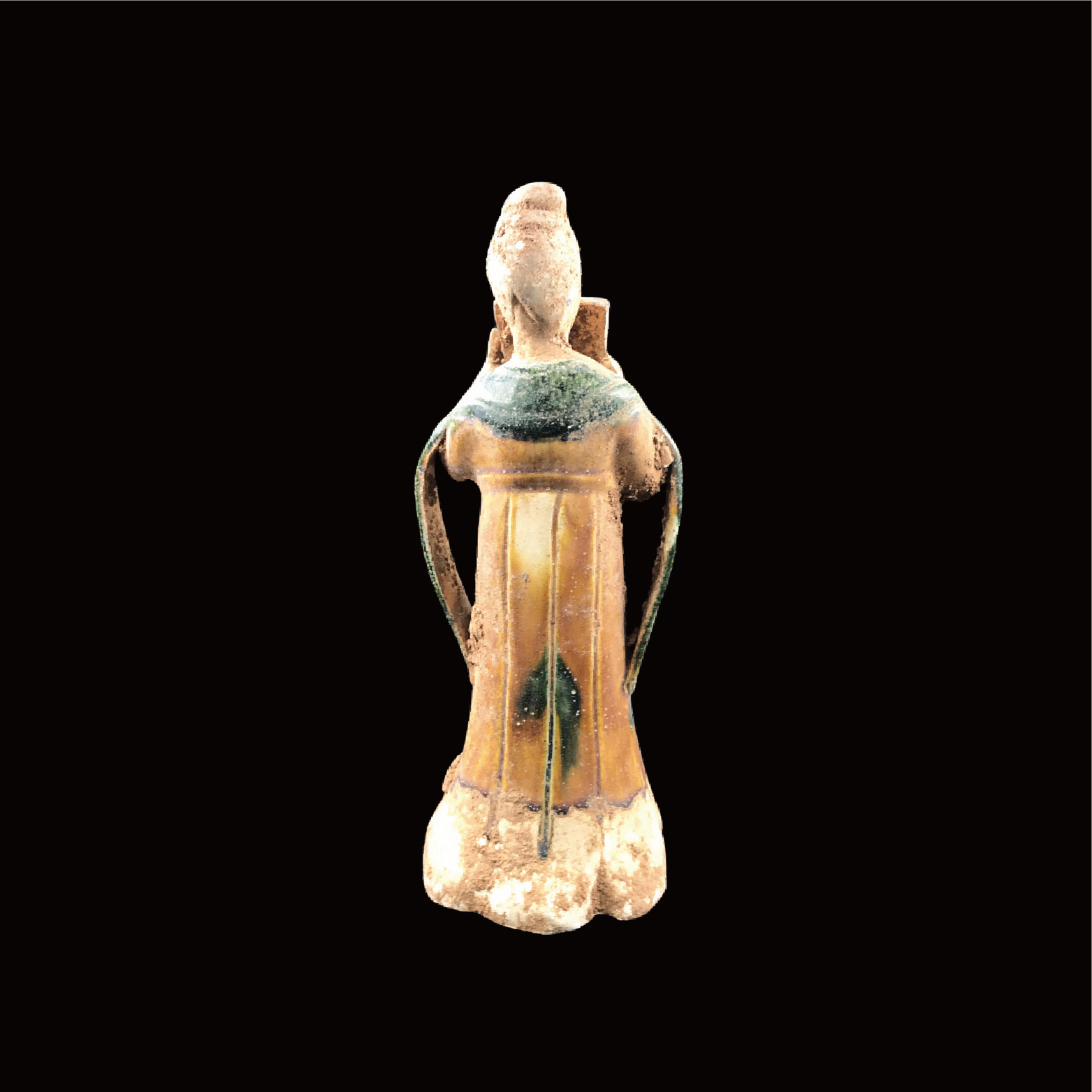 樂器侍女人像瓷器
