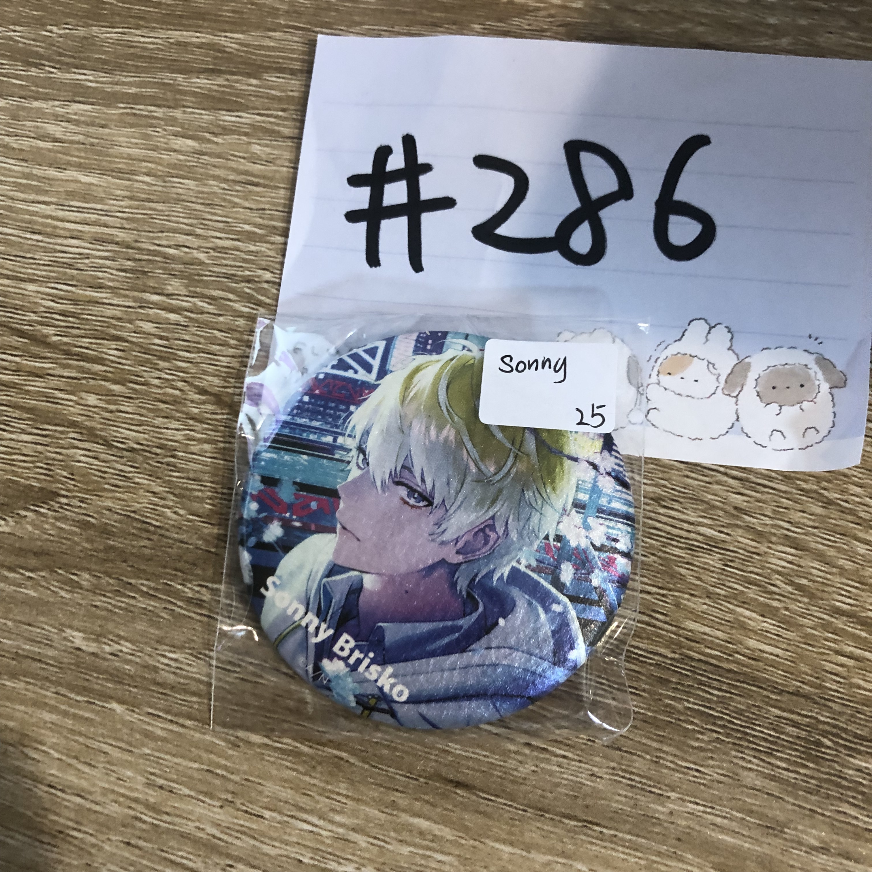 彩虹社 SONNY 襟章#286