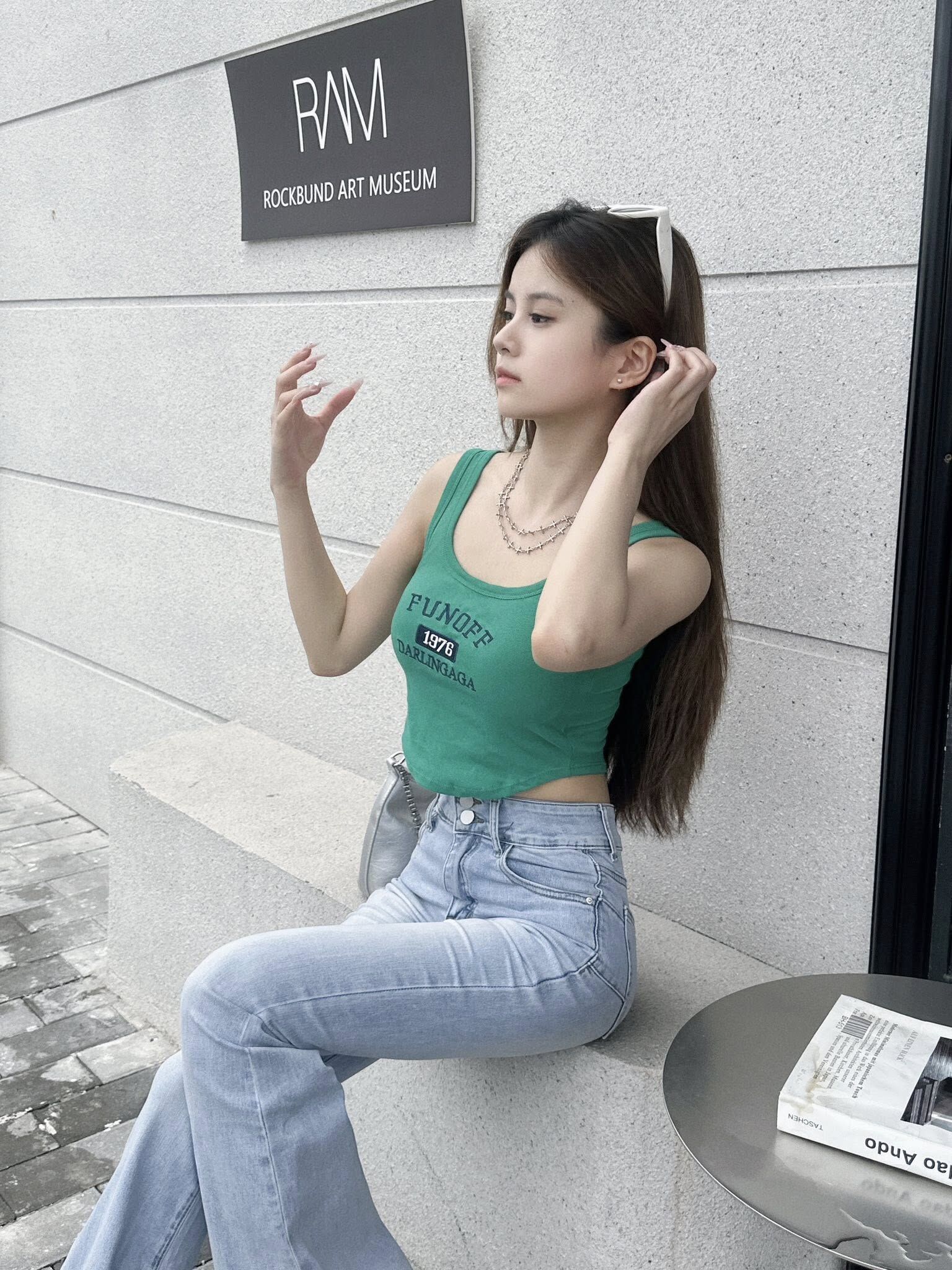 日常休閒1976字母背心