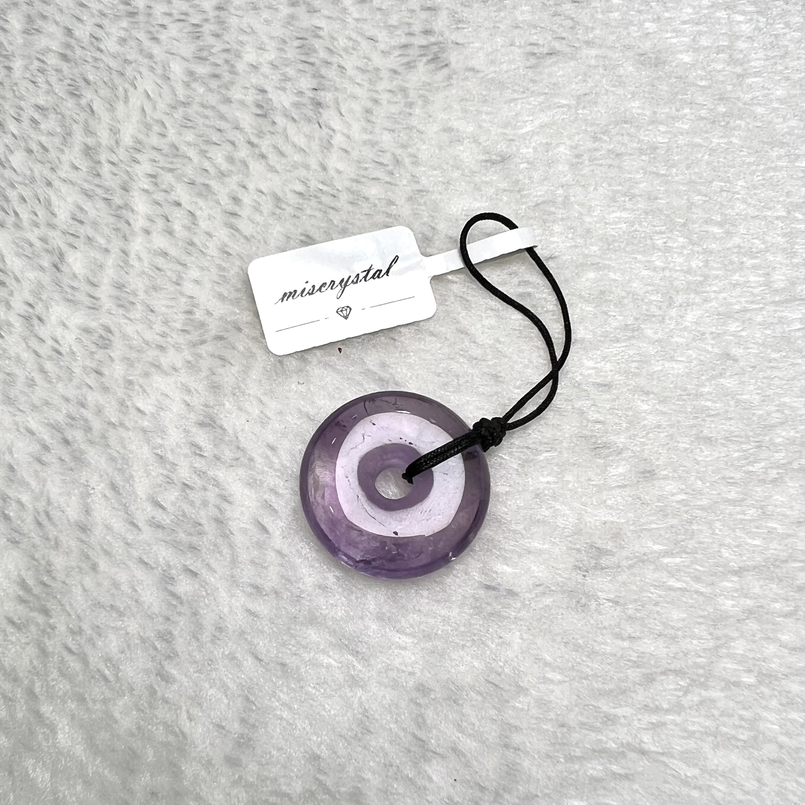 紫晶平安扣 #A587C