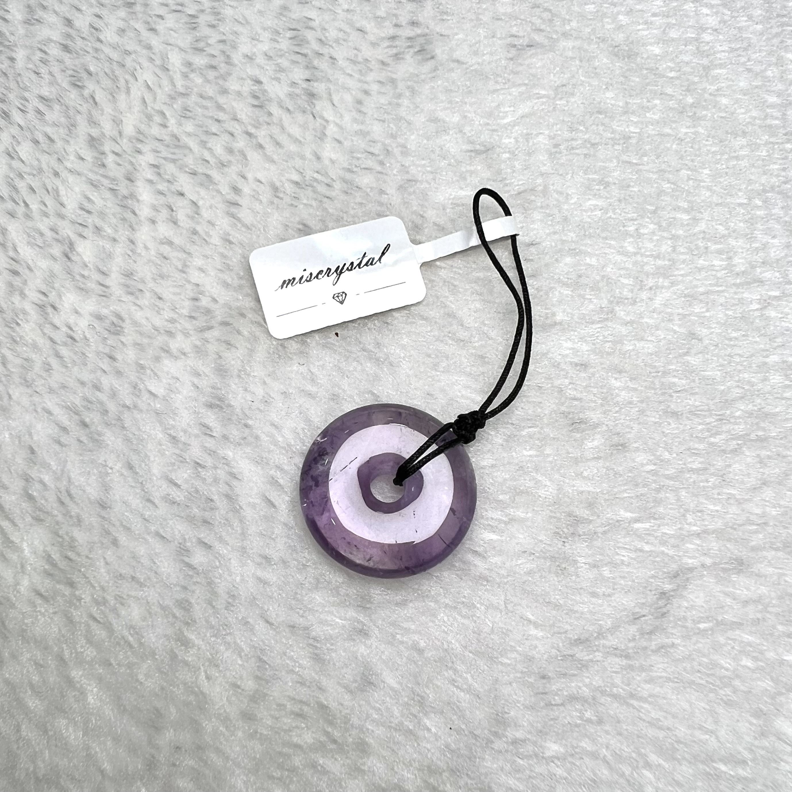 紫晶平安扣 #A587C