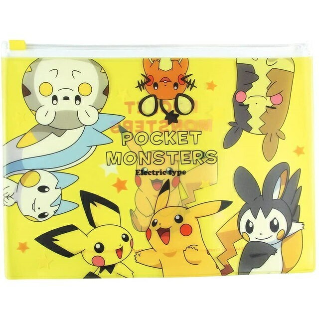 日本 Pokemon 比卡超 Zip Bag 夾鏈袋套裝 (3入)