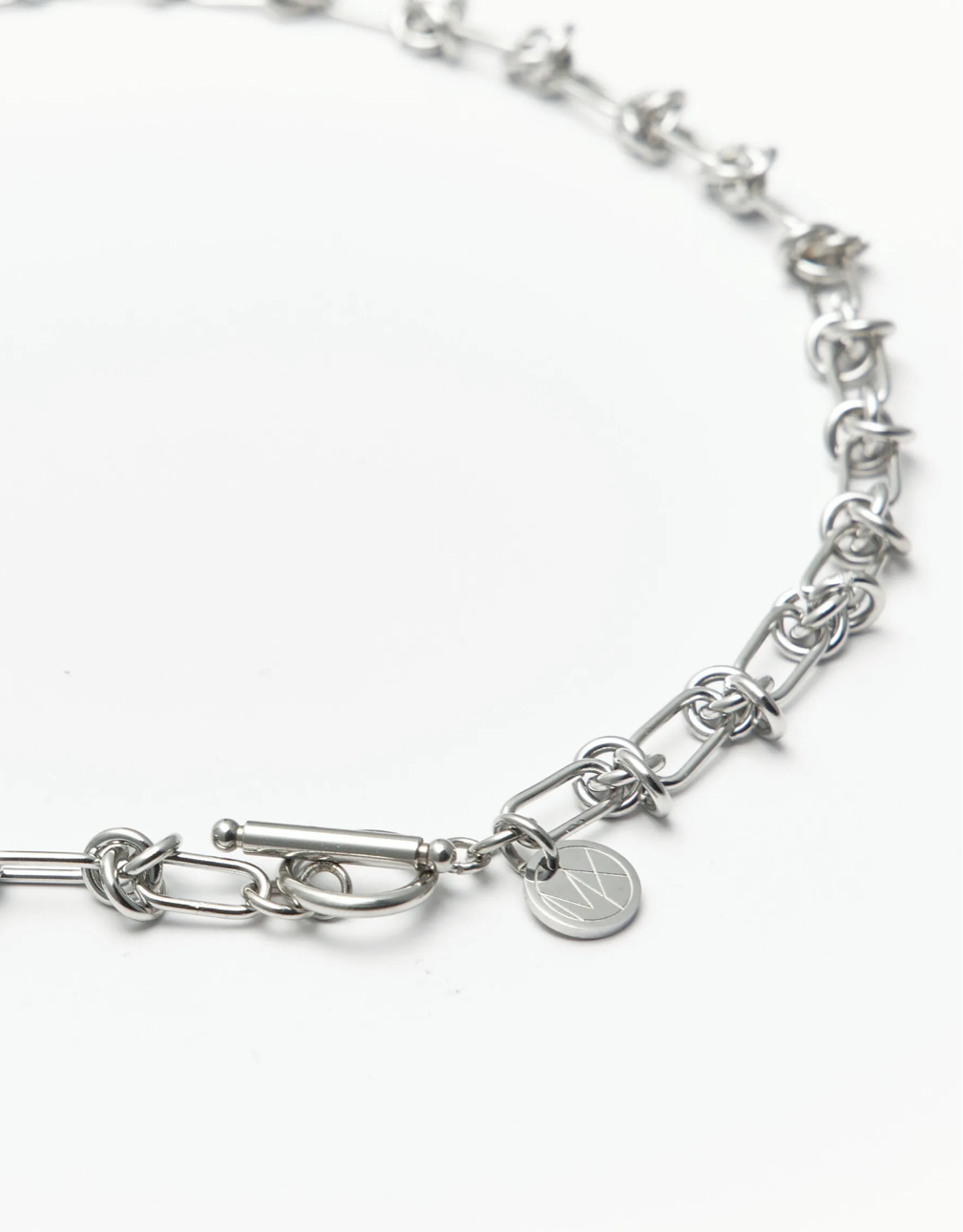 MN010 純鋼三細型圈特殊鍊身項鍊