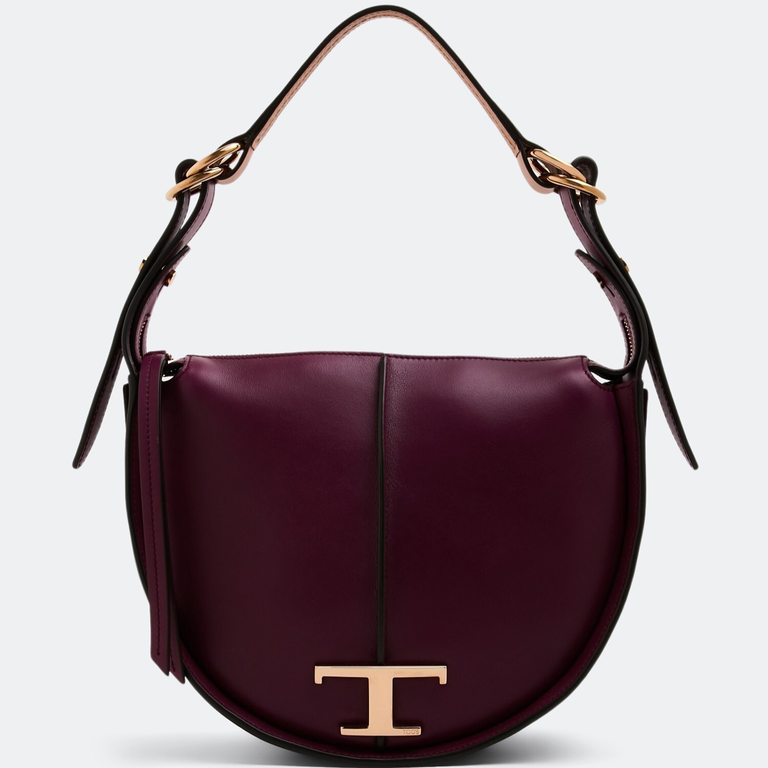 1LR0620-007 TOD'S Timeless Small Hobo Bag Burgundy #XBWTSAE02005OU2O71 (B-EU-E)